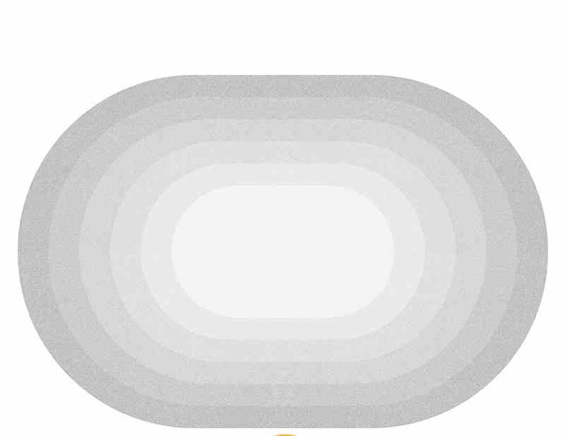 Modern Style Rugs for Bedroom Oval Shape Living Room Decoration Carpet Home Washable Anti-slip Floor Mat Fluffy Soft Bedside Rug