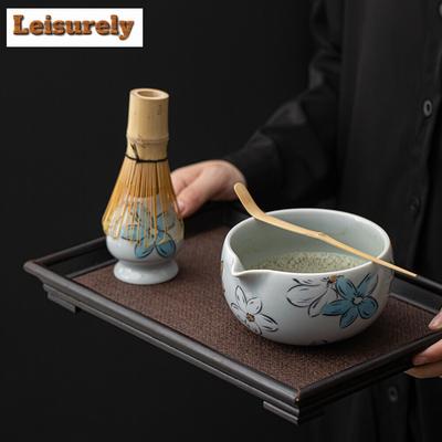 Japanese Matcha Set Safe Bamboo Whisk Teaspoon Tea Sets Indoor Beverage Shop Tea-making Tea Bowl Tools Tea Ceremony Accessories