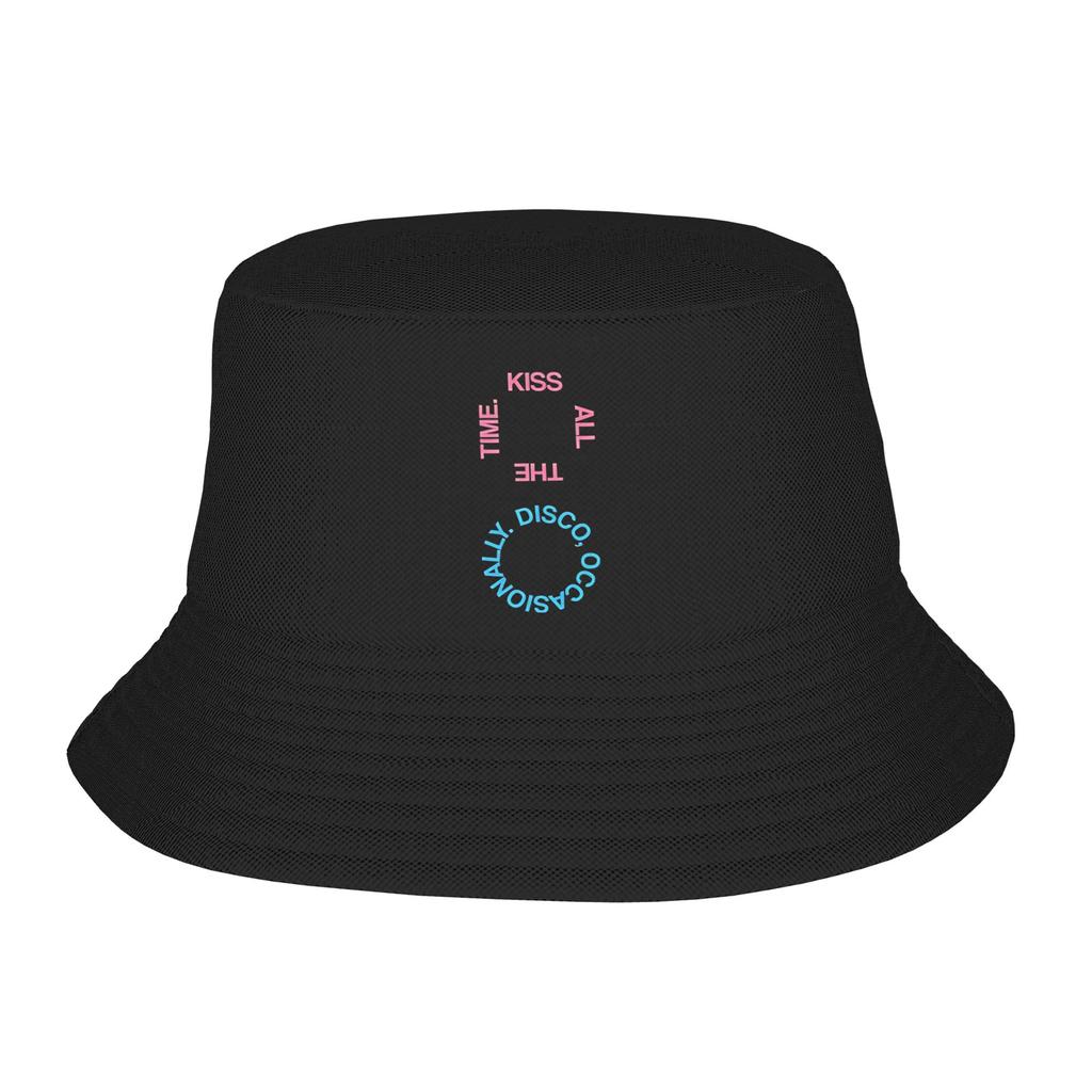 Streetwear Harrys Styles Kiss All The Time Disco Occasionally Bucket Hat Woman Lightweight Outdoor  Fishing Hat Sun Hat