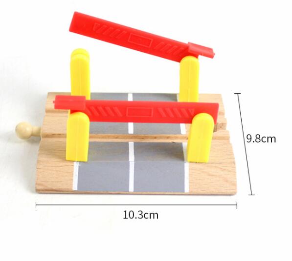 Wooden Train Track Accessories Parking Lot Railway Station Fit for Thomas Biro Multiple Tracks Educational Toys for Children
