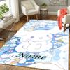 Custom 1Pc Pink Bunny Dreams Rug Office Carpet Indoor Outdoor Entrance Doormat Nonslip Soft And Comfortable Living Room D2915280