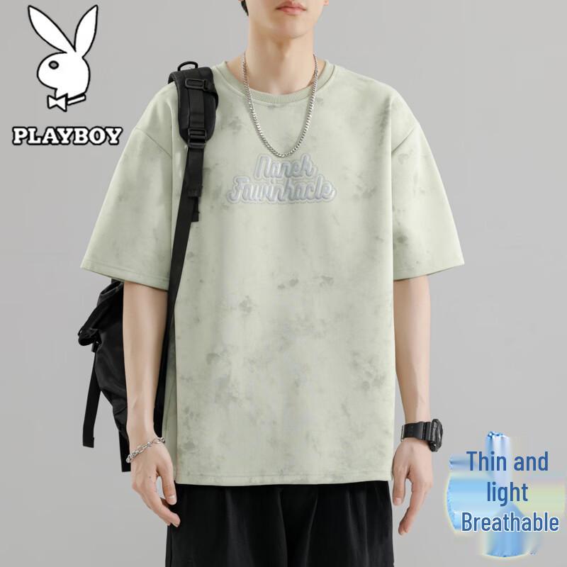 Playboy Men s Casual Printed Short Sleeve T-Shirt 2XL
