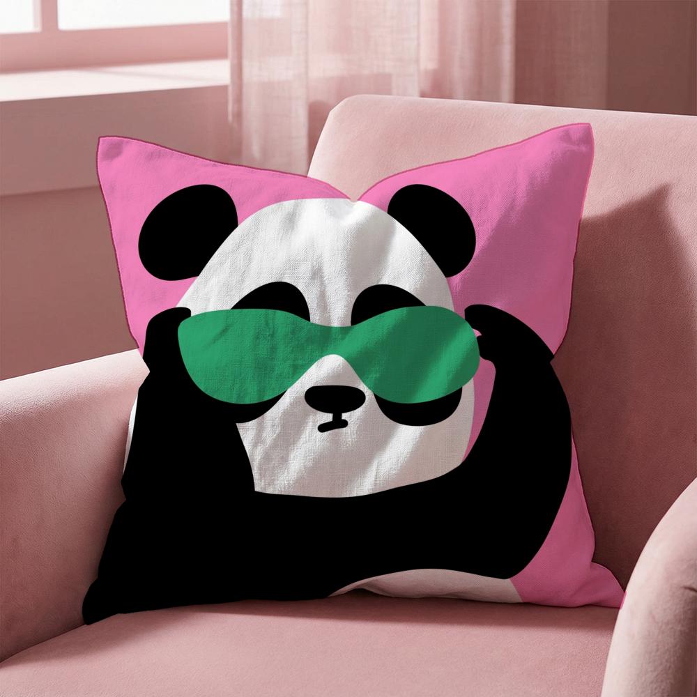 Cartoon Animal Cute Cushion Cover Multi-Scene Pillow Cover for Home & Car - Reversible, Soft & Durable for Daily Use