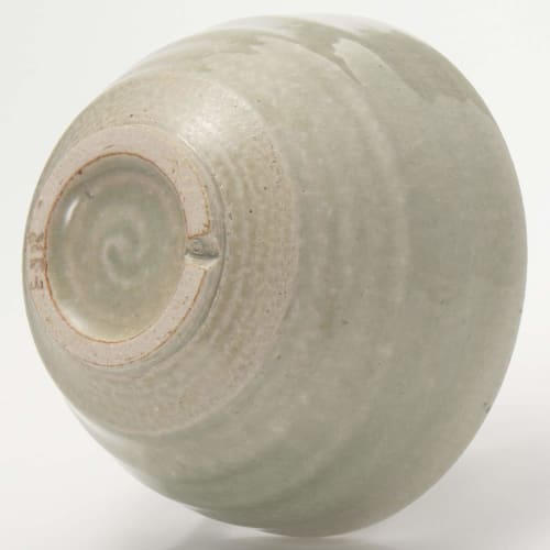 Marui Seito Shigaraki Ware Hechimon Matcha Bowl, Meizan Kiln, Green Glaze, Diameter: Approx. 13.5cm X Height: 8cm, Made In Japan, Ceramic, MR-3-2702