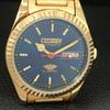 AUTOMATIC VINTAGE REFURBISHED CITIZEN 8200 JAPAN MENS BLUE DIAL WATCH a445357-1