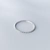 Modian Authentic 925 Silver Round Circle Slim Finger Ring for Women Simple Geometric Rings Fashion Fine Jewelry Bijoux