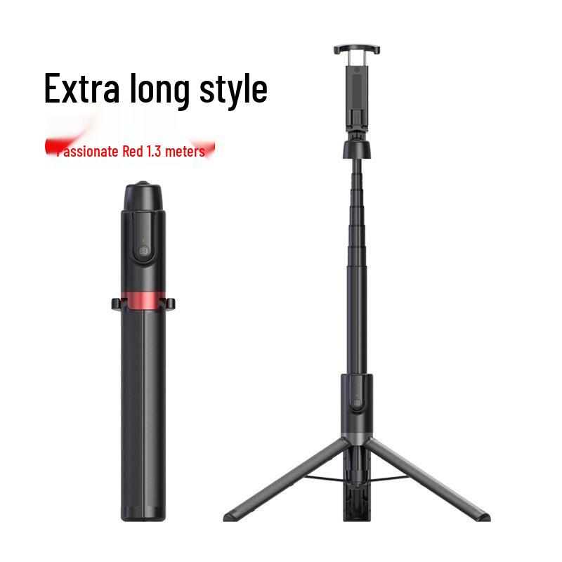 1.3m Bluetooth Selfie Stick Tripod with Remote Control for Live Broadcast and Photography.