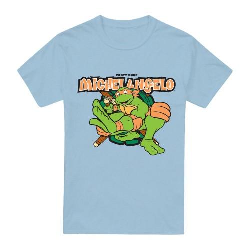 Teenage Mutant Ninja Turtles Mens Party Dude Michelangelo T-Shirt