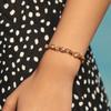 Women 18k Gold Plated Handmade Hollow Adjustable Chain Bracelet