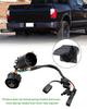529004 American 7-Pin to 4-Pin Quick Connect Wiring Harness with Reverse and 12V Wires for Truck Trailers.