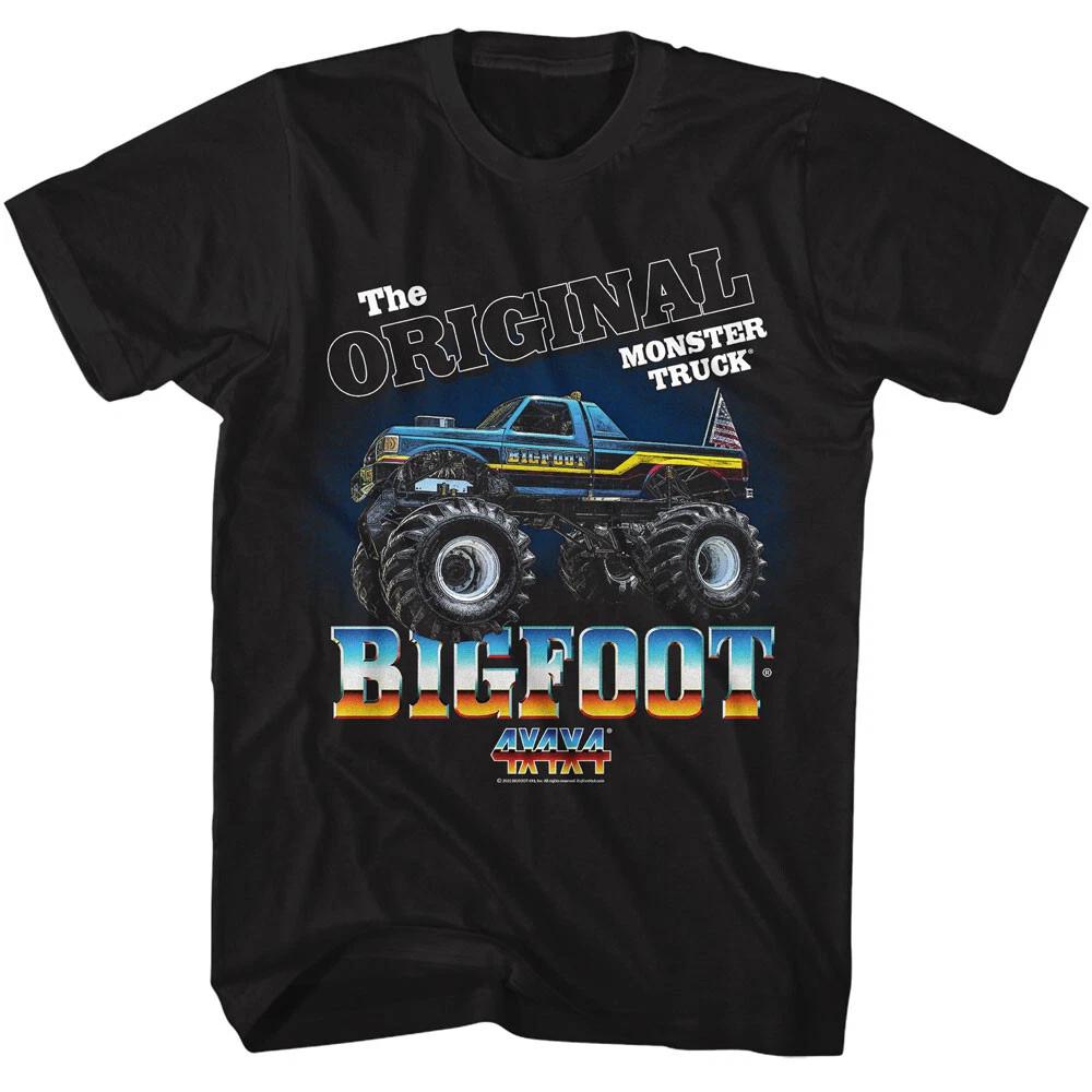 Bigfoot The Original Monster Truck American Flag 4x4x4 Men s T Shirt 2XL
