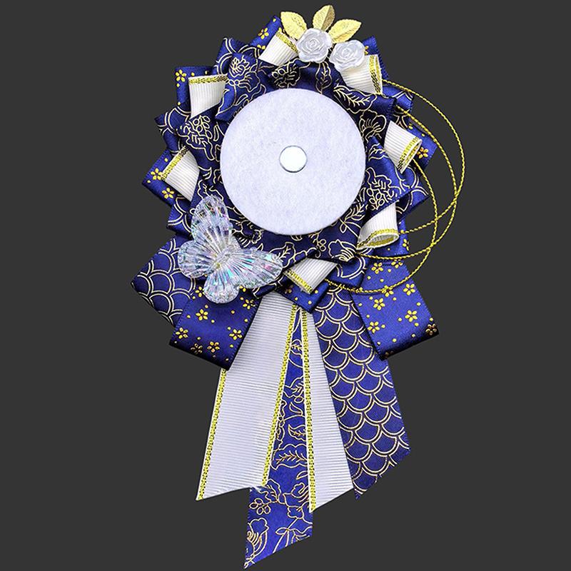 Ribbon Cosplay Ita Bags Rosette Protection Flower Pin Holder Badge Base Accessoriesray Itabag Decor