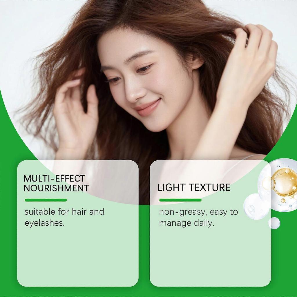 Castor oil hair care essential oil nourishes and cares for hair roots, perm and dye hair care hair essence oil castor oil hair care essential oil set