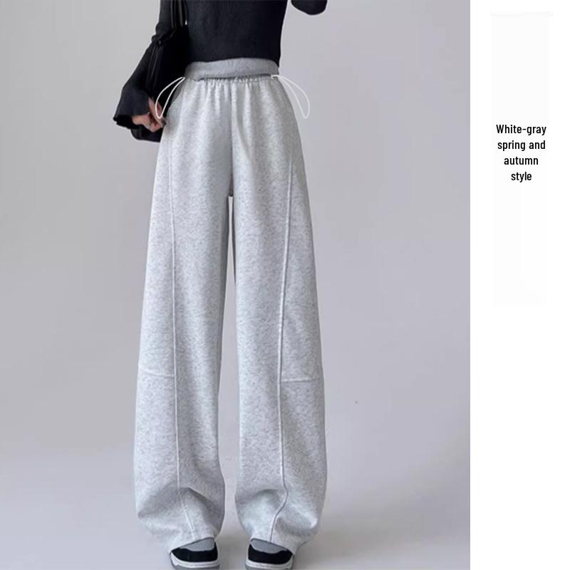 

Maternity Wide-Leg Velvet Cotton Banana Pants for Autumn/Winter Double Extra Large