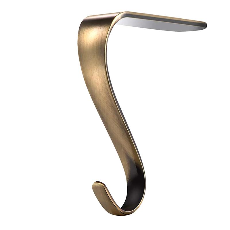 Cârlig pentru șosete de Crăciun Umeraș pentru șemineu Clipuri metalice Suport pentru ciorapi de Crăciun Rafturi Închizătoare de bijuterii Cârlige pentru agățat pentru copac de petrecere