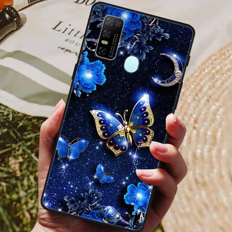 For TCL 20 SE Case Soft Silicone Phone Back Cover For TCL 20 SE TCL20SE TCL20 20SE Cases Coque for TCL 20SE  Fundas Bumper Shell