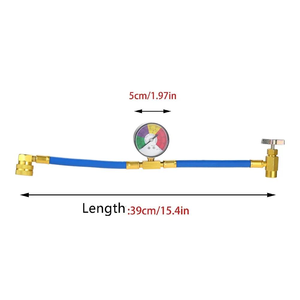 

R1234YF Газовый охладитель кондиционера с 1/2-дюймовым ACME LH заправочным газовым хладагентом 14 мм быстроразъемное соединение с низкой стороны для легкового автомобиля