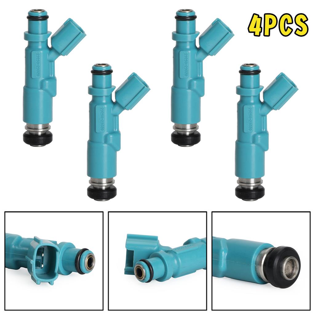 4 Stück Einspritzdüsen 23250-23020 Passend für Toyota Yaris Vitz 1.0L 1.3L 1999-2005