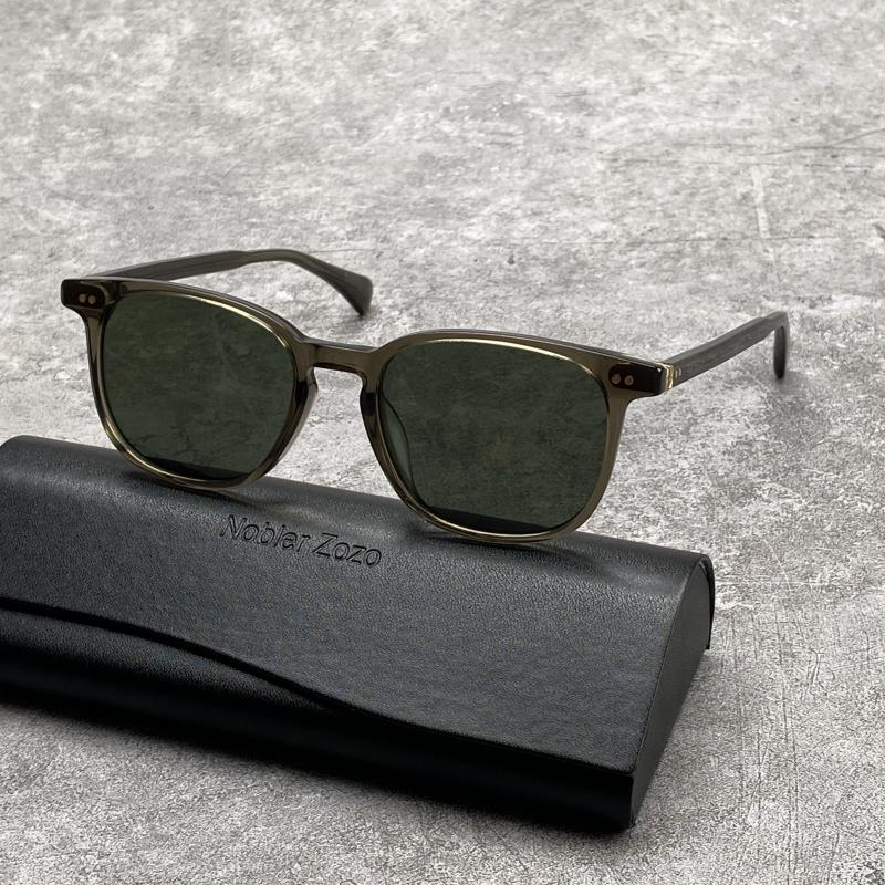 High quality retro square sunglasses for men and women High Street acetic Acid frame UV protection uv400 colored lens glasses