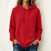 Women's Fashion Long Sleeve Hoodie Pullover Color Casual Top for Daily Wear