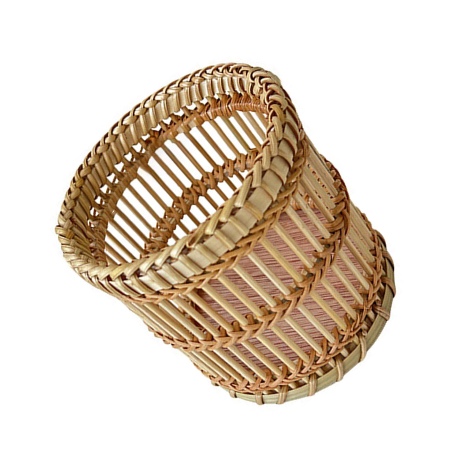 Деревенский стиль Прочные плетеные вручную ротанговые вазы Многоцелевая бытовая декоративная корзина для цветов или решение для хранения B 990₽