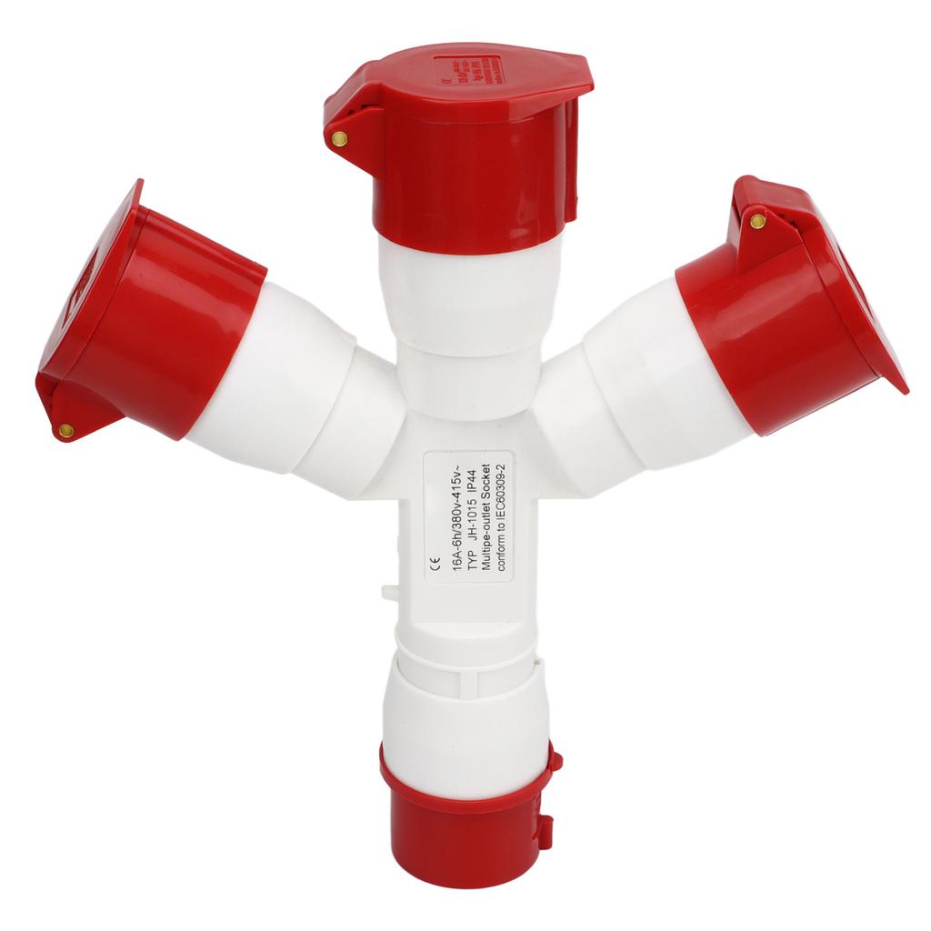 5 Pin Industrial Plug Multiple Socket 380‑415V 3 Phase 16A Waterproof PA66 Shell Aviation Connector