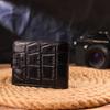 Men's Wallet Made of Genuine Textured Leather CANPELLINI Purse 21511 Black