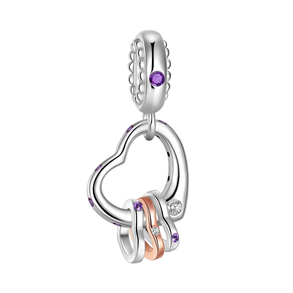 Silve Rose Gold Tree Of Life Butterfly Series Charm Fit 4Mm Aperture Bracelet Charm Bead Necklace Diy Women Jewelry