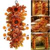 Eucalyptus Leaves Wall Hanging Garland Simulatied Sunflower Wall Hanging Autumn Harvest Festival
