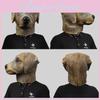 Entzückende Labrador Hundekopfmaske Niedliches Tierkostüm Für Halloween-Party Lustige Veranstaltungen