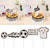 Sports Theme Party Cupcake Topper Soccer Football Happy Birthday Basketball Cake Topper