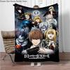Japanese Anime Blanket DEATH-NOTE Children Warm Soft Blankets for Sofa Bed Cover Blanket Suitable for Birthday Souvenir Gifts