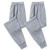 Pantaloni Termici da Uomo a Vita Alta in Puro Cotone - Taglie Forti, Calore Autunno/Inverno, Abbigliamento per la Casa, Monostrato.