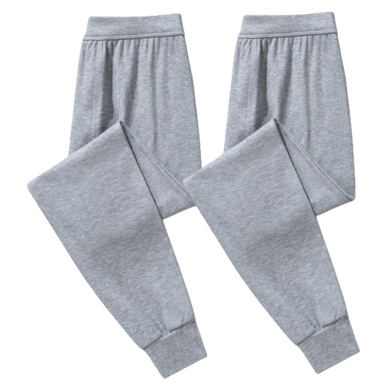 Pantaloni Termici da Uomo a Vita Alta in Puro Cotone - Taglie Forti, Calore Autunno/Inverno, Abbigliamento per la Casa, Monostrato.
