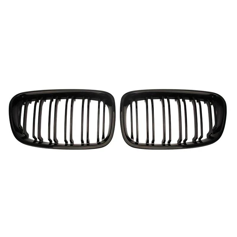 

Gloss Black Front Bumper Kidney Grille For BMW 1 Series F20 F21 2011 2012 2013 2014 Car Double Slat Racing Grills Replacement B-Matte Black