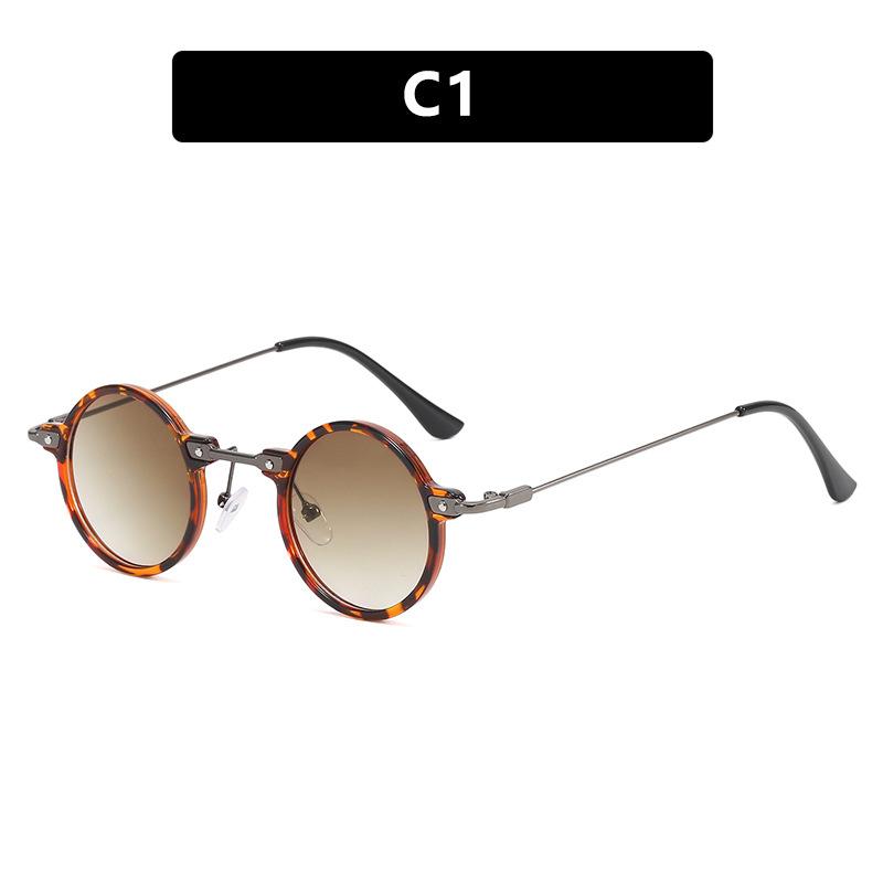 Small Frame Round Personality Hip Hop Sunglasses Retro Sunglasses Sunglasses