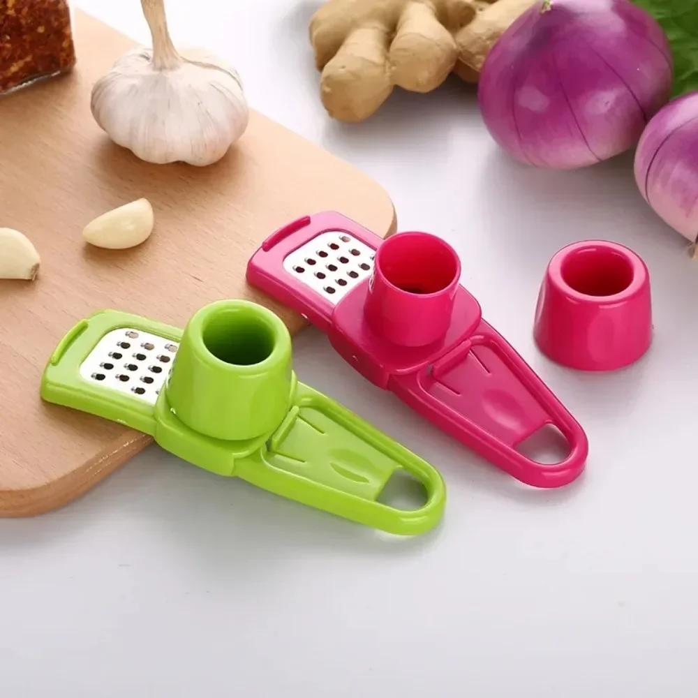 New Cutter Peeler Garlics Tool Kitchen Accessories Manual Garlic Mincer Chopping Ginger Crusher Press Garlic Grinding Grater