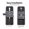 Quick Release Clamp Adapters For Tripods Stabilizers With Arca Swisses Standard And Double Thread Mounts