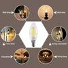 VnnZzo 6pcs/lot E14 LED Bulb Filament Candle Lamp C35 Edison Vintage Style Cold/Warm White 2W/4W/6W Chandelier Light AC220V