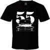 1955 F100 Pickup Truck Grill View with Year Black T Shirt