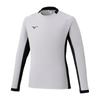 Mizuno Soccer Goalkeeper Shirt, Long Sleeve, P2MAC075, Unisex, Alloy Gray, Size L