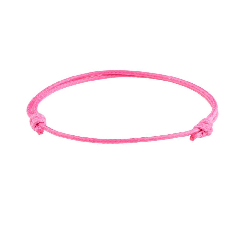 Bracelet Réglable Tissé à la Main en Fil de Cire Coréen, 1,5 mm, Multicolore
