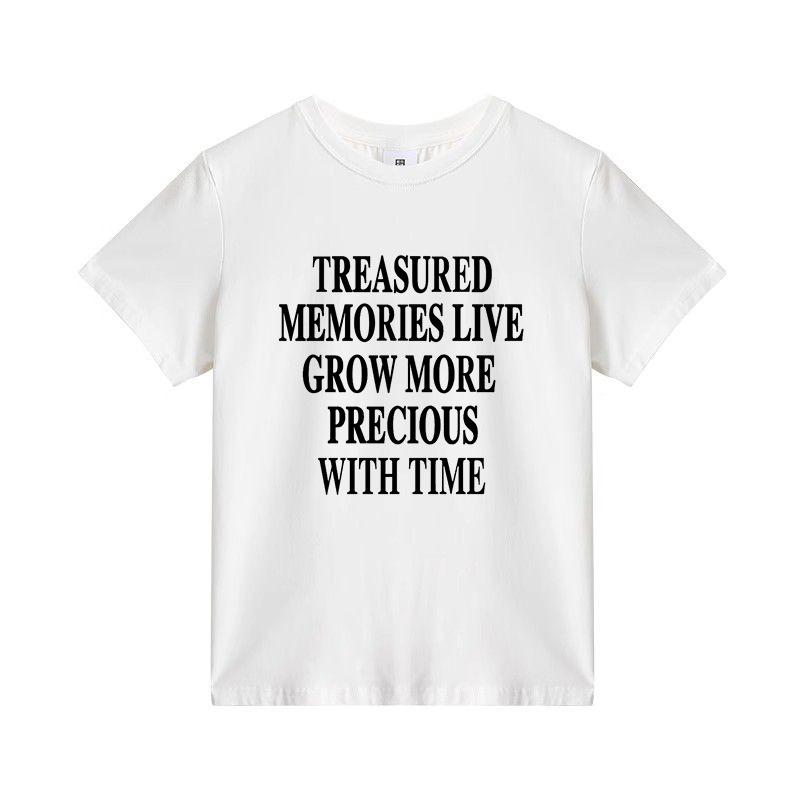 Summer new letter printing design short-sleeved T-shirt women s wear versatile bottoming shirt top short-sleeved T-shirt women s s suggestion 40-47.5kg