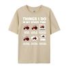 Funny Tractors Lover 6 Things I Do In My Spare Time Tractor White T Shirt Men Natural High Quality Valentines Day