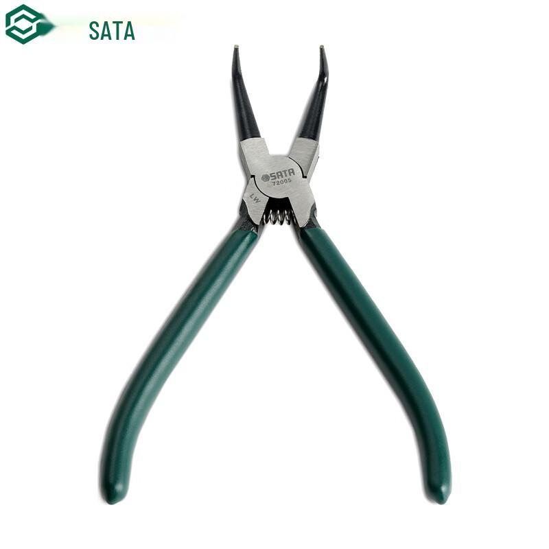 SATA 72005 Internal Bent Tip Circlip Pliers 7 inches