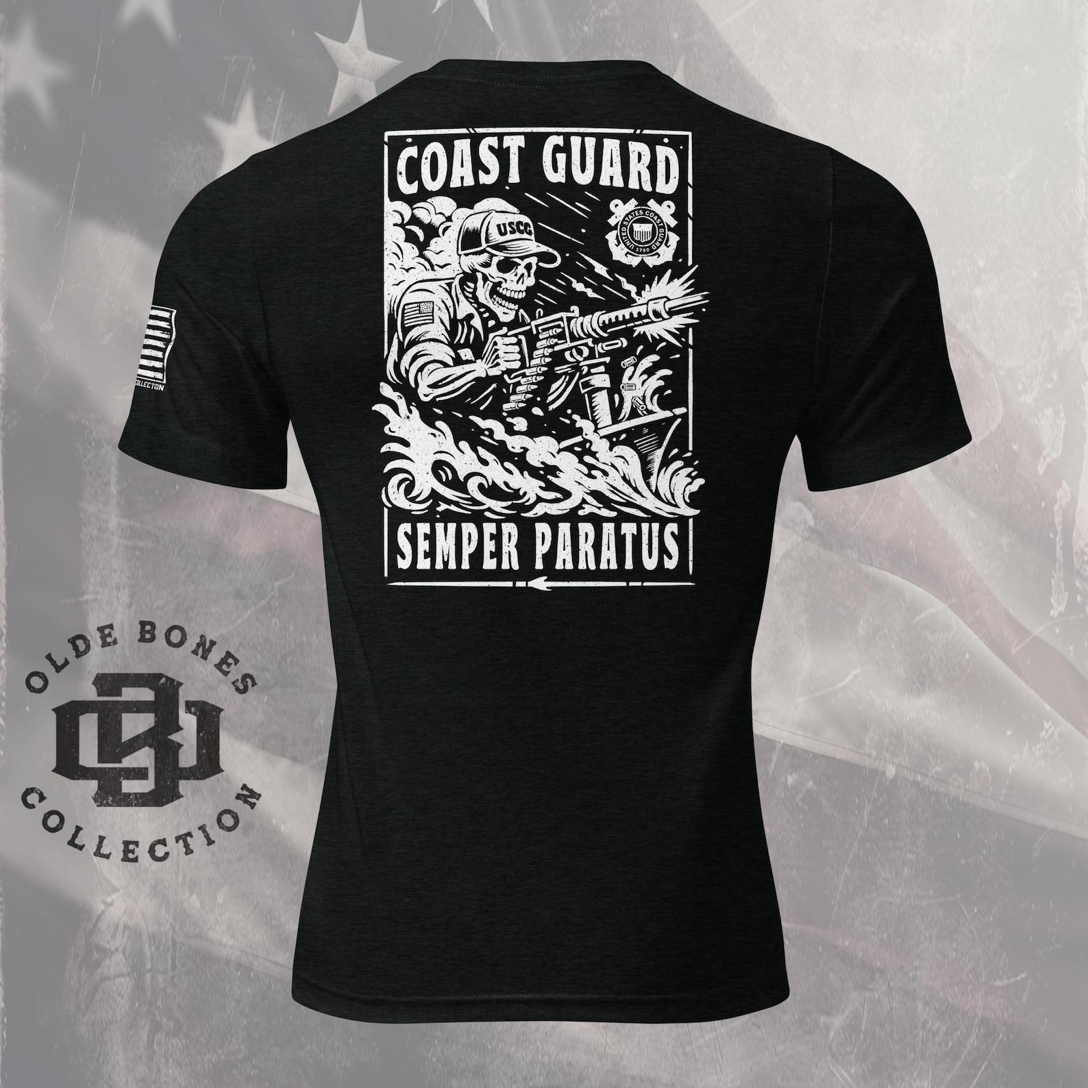 Coast Guard T-Shirt, Semper Paratus, US Coast Guard Shirt, Military Apparel, Veteran Gifts, Military Tshirts, Military Tee S