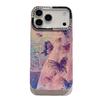 Custodia per Telefono Pittura a Olio Artistica con Farfalle per Apple 17 Pro Max & 16 Pro - Design Unico con Ampia Apertura
