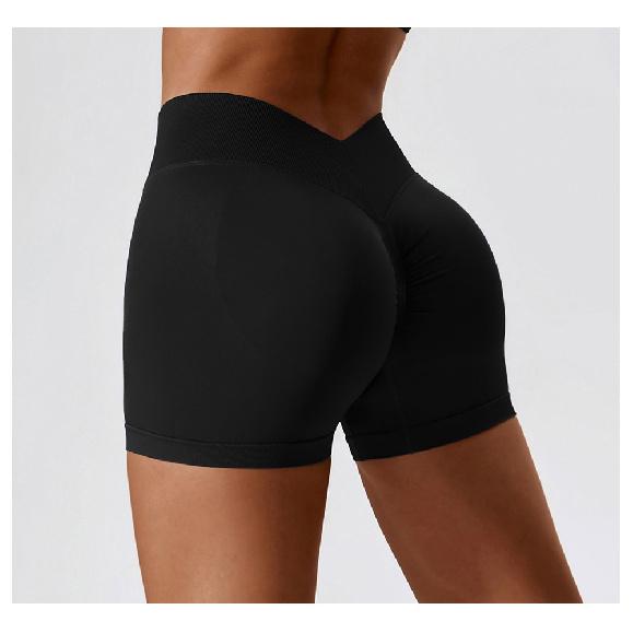 New Seamless High Waisted Yoga Shorts, Cinching And Lifting Hips, Fitness Pants For Wearing, Running And Sports Shorts For Women