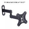 TV Monitor TV Mounts Monitor Wall Mount Bracket Adjustable TV Screen Holder For 14-27 Inch LCD Monitor Motorhome Caravan Camper