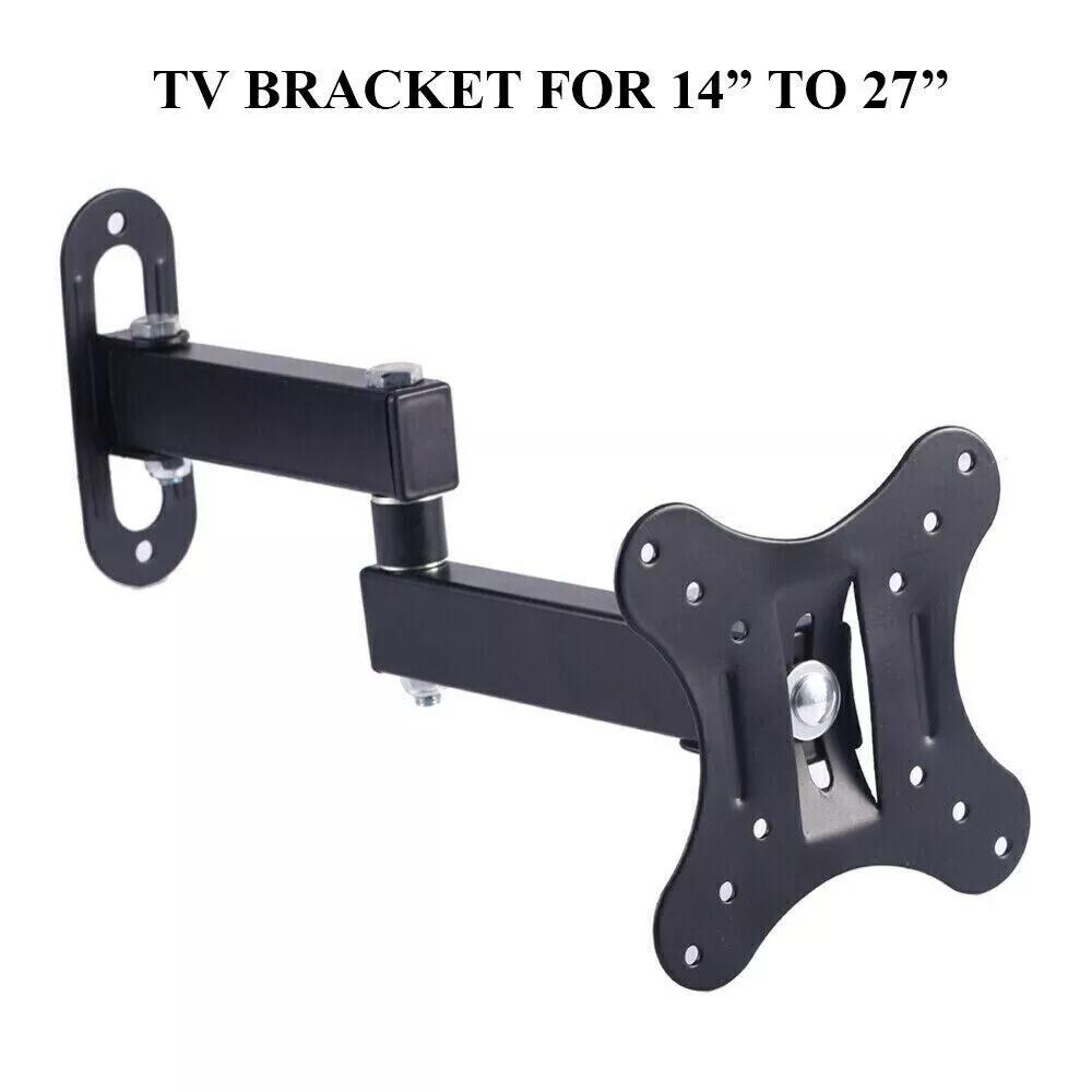 TV Monitor TV Mounts Monitor Wall Mount Bracket Adjustable TV Screen Holder For 14-27 Inch LCD Monitor Motorhome Caravan Camper
